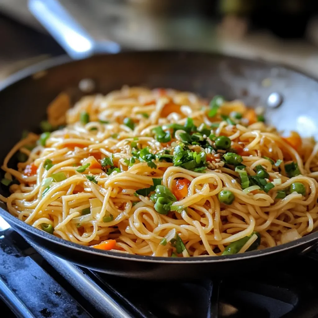 20-Minute Ginger Garlic Noodle Skillet