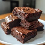 Dark Chocolate Tahini Brownies