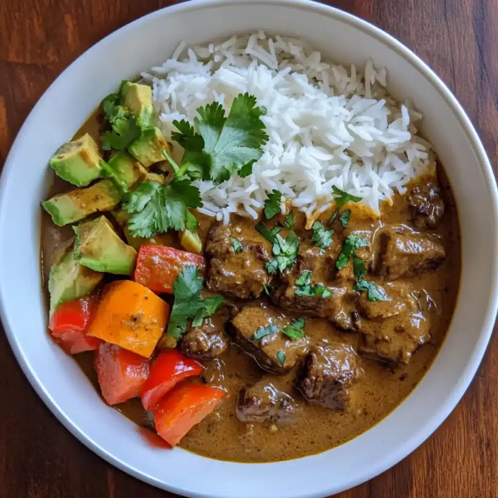 Instant Pot Coconut Tamarind Beef Curry