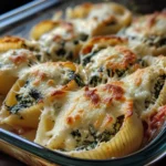 Creamy Spinach & Ricotta Stuffed Shells
