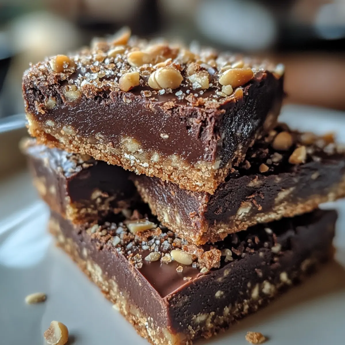 Tahini Chocolate Date Squares