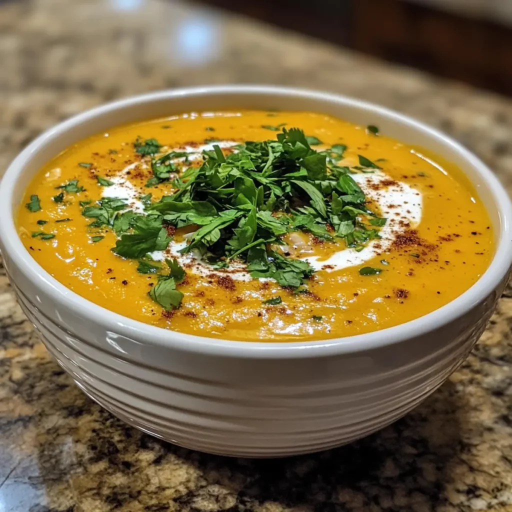Ginger Pumpkin Coconut Soup