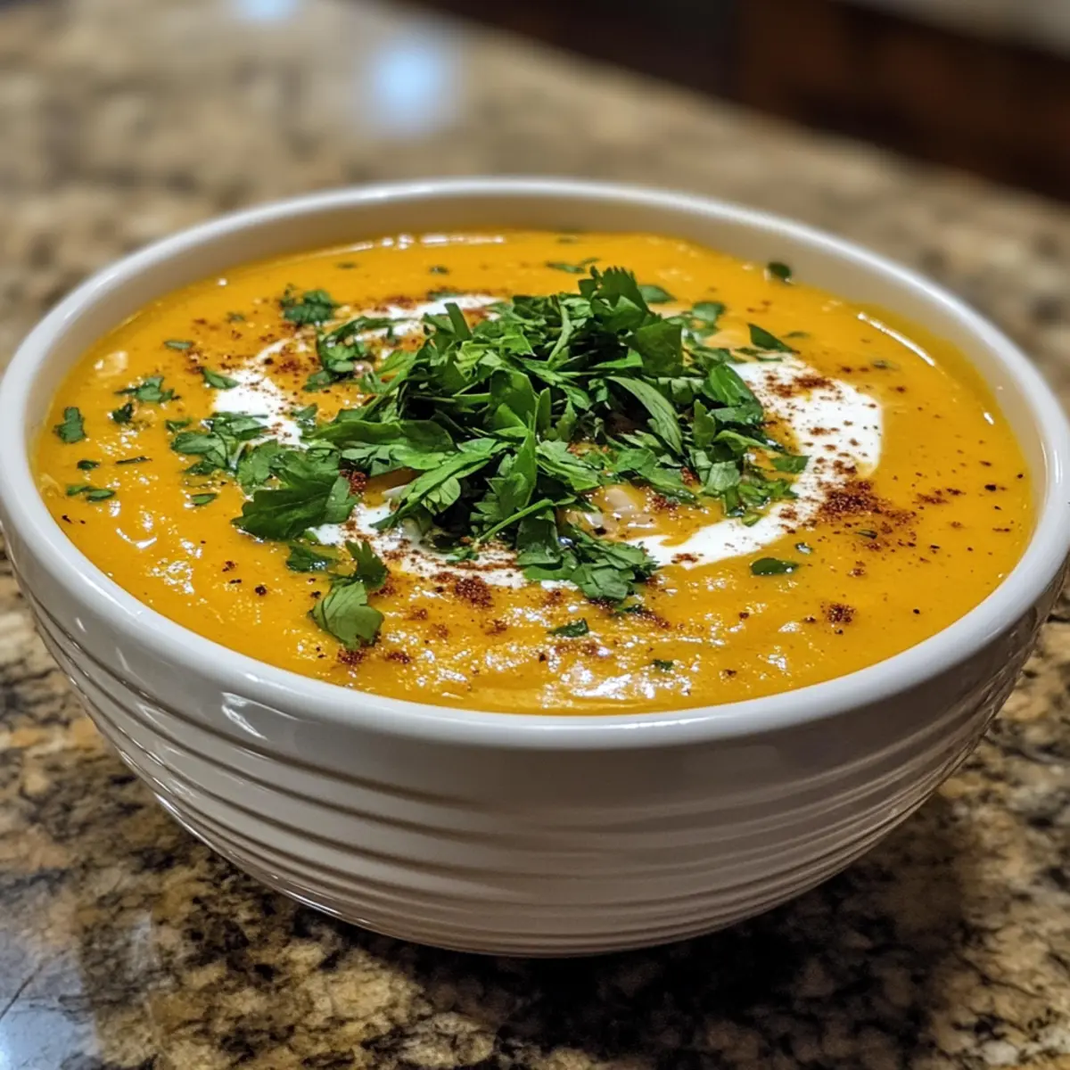 Ginger Pumpkin Coconut Soup