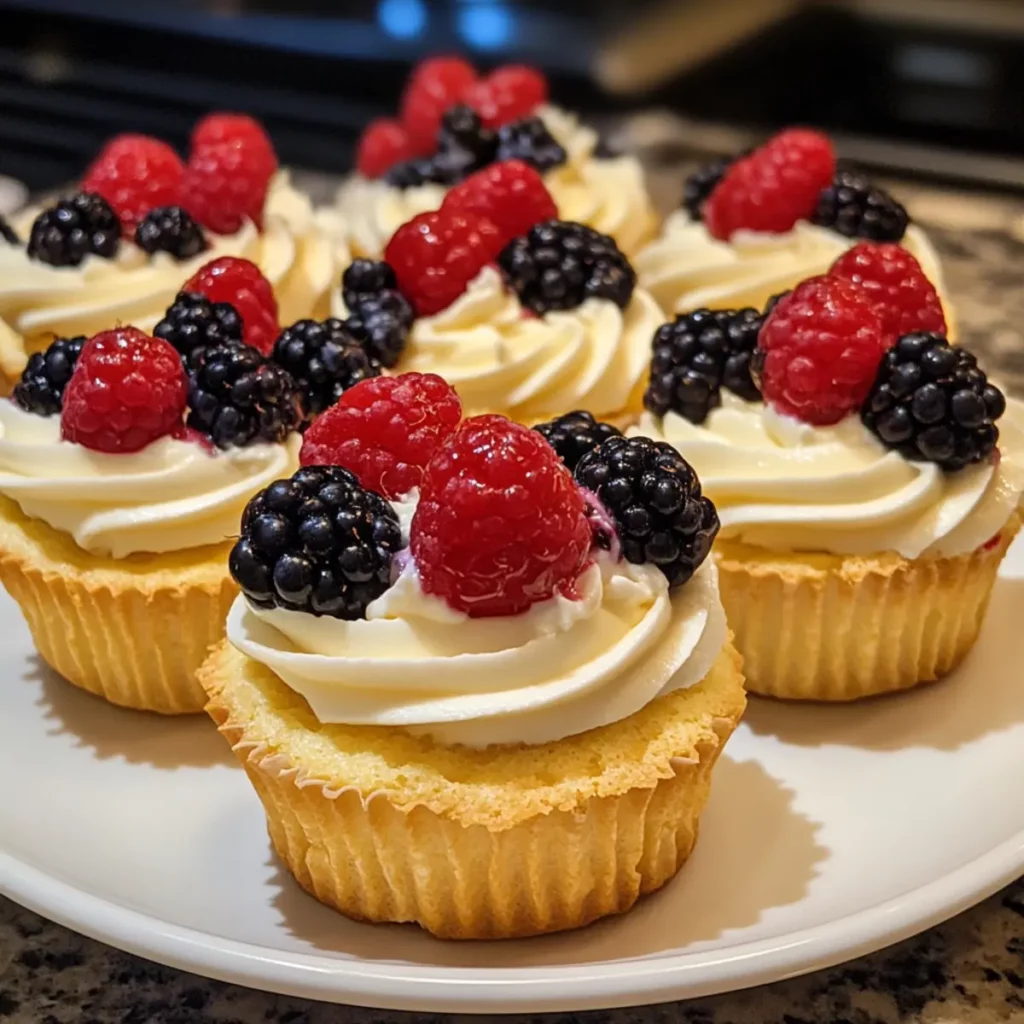 Lemon Ricotta Berry Cups
