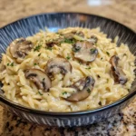 Creamy Mushroom Orzo