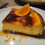 Basque Burnt Cheesecake with Orange Zest