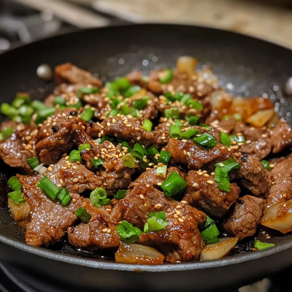 Korean Beef Bulgogi-Style Skillet