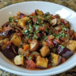 Sicilian Caponata with Roasted Eggplant