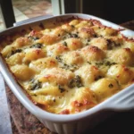 Easter Egg Pesto Gnocchi Gratin
