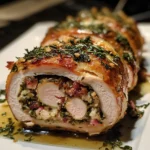 Italian Herb Stuffed Turkey Roll