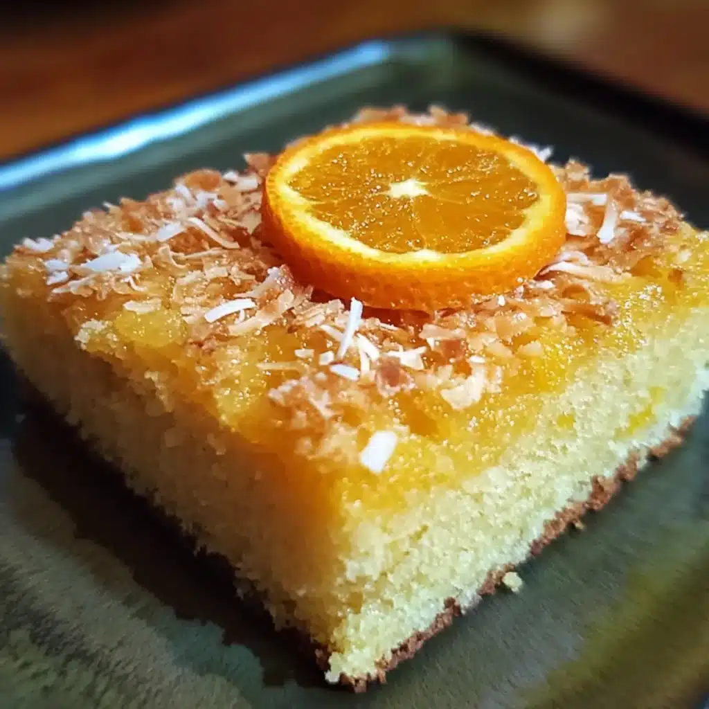 Gluten-Free Orange Coconut Snack Cake