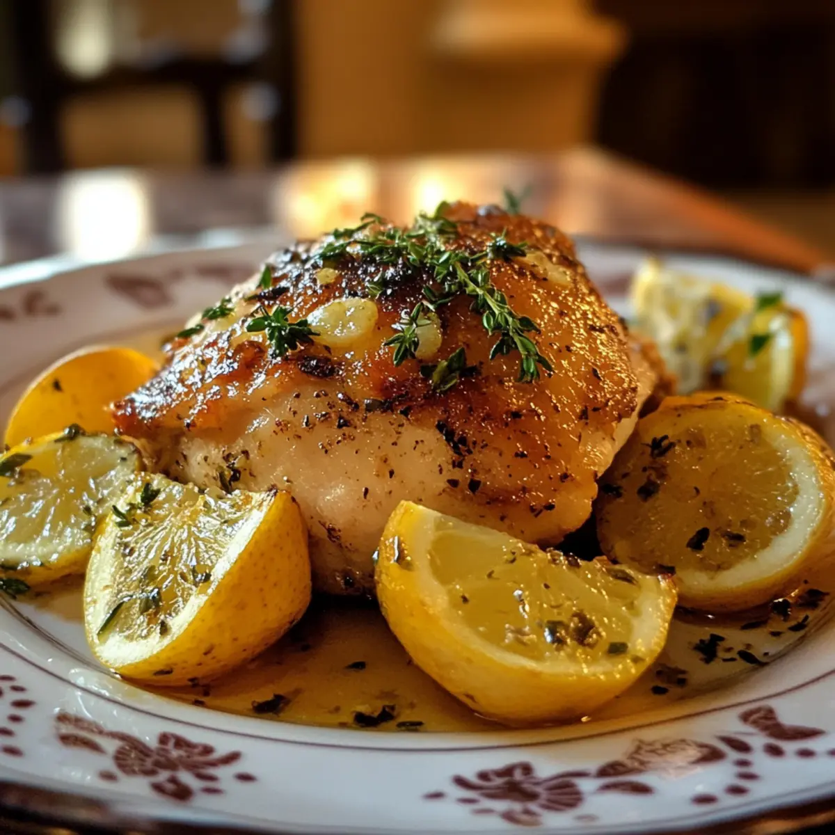 Easter Citrus Thyme Chicken Thigh Roast
