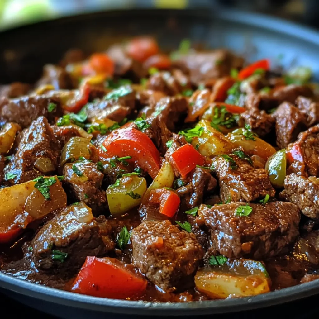 Spanish Smoked Paprika Beef Skillet