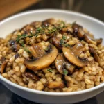 Mushroom & Thyme Barley Pilaf