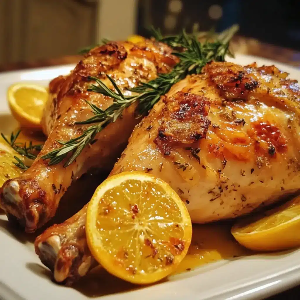 Citrus Herb Roast Turkey Legs