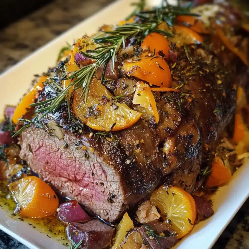 Mediterranean Citrus Herb Beef Roast