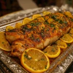 Persian Saffron Citrus Roast Fish