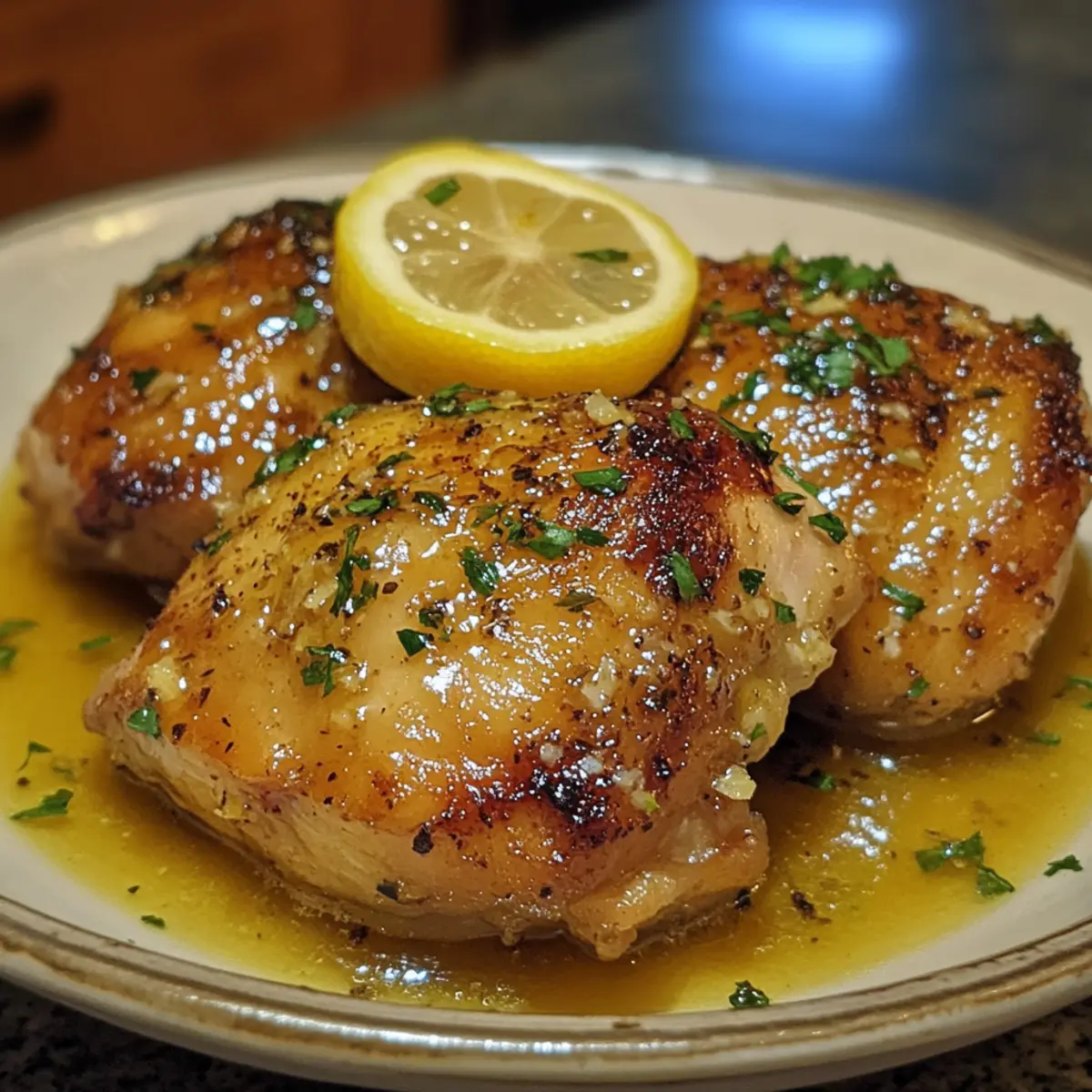 Instant Pot Lemon Garlic Chicken Thighs