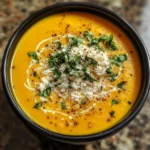 Roasted Pumpkin Coconut Soup