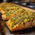 Honey Mustard Herb-Crusted Salmon
