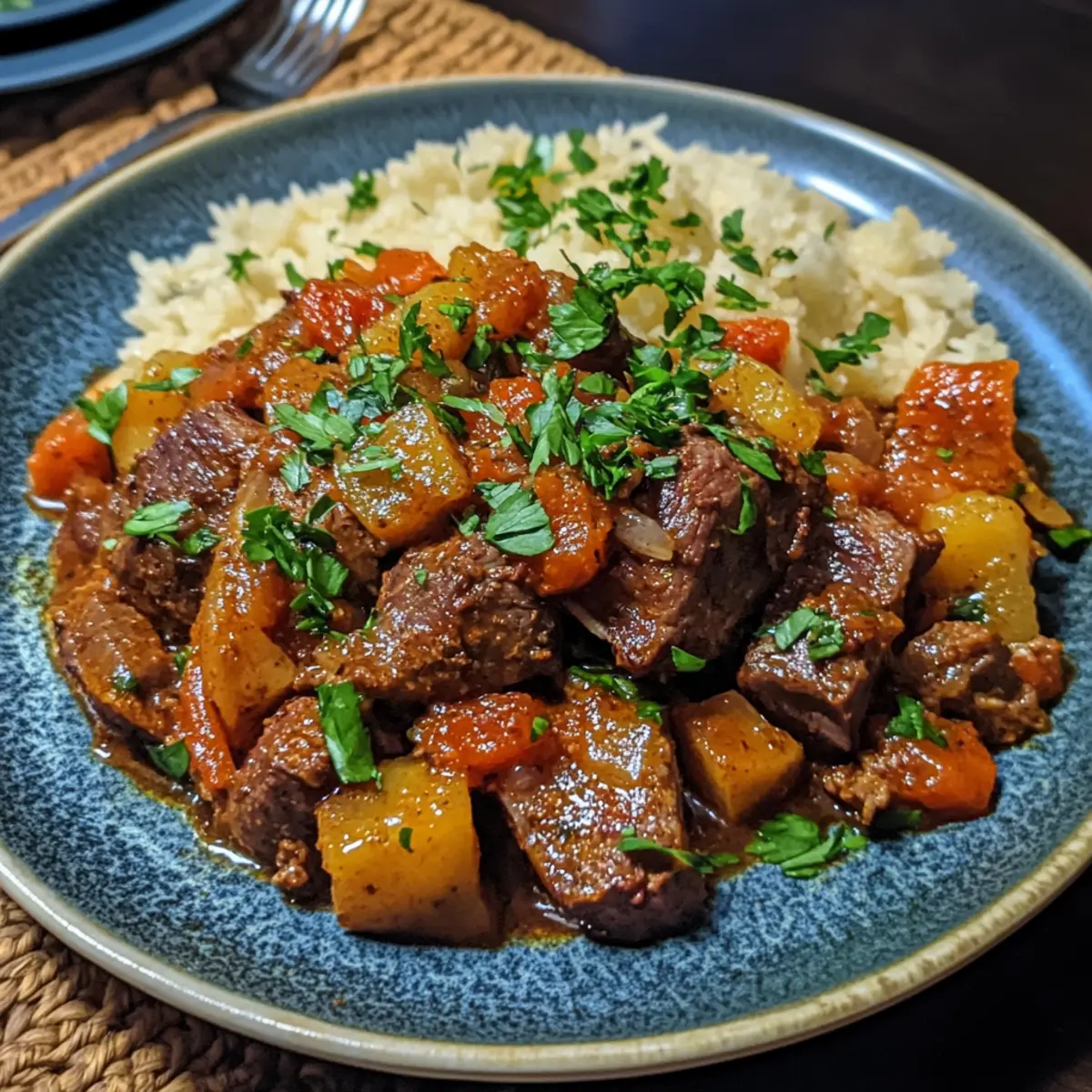 Moroccan Spiced Lamb with Apricots