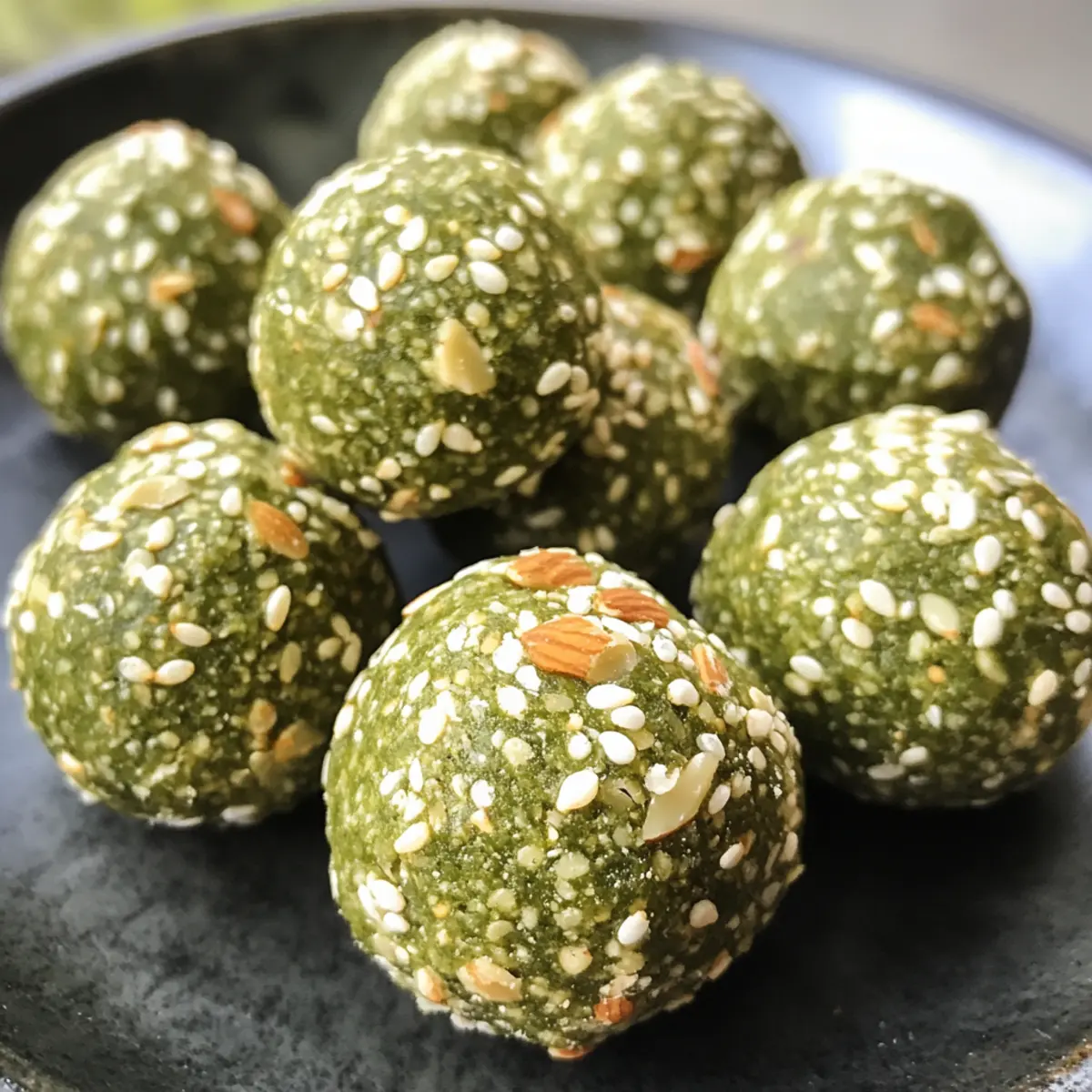 Matcha Almond Energy Bites