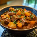 Moroccan Spiced Lamb & Apricot Stew