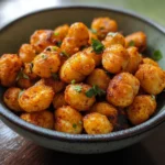 Roasted Paprika Chickpea Snack Bites