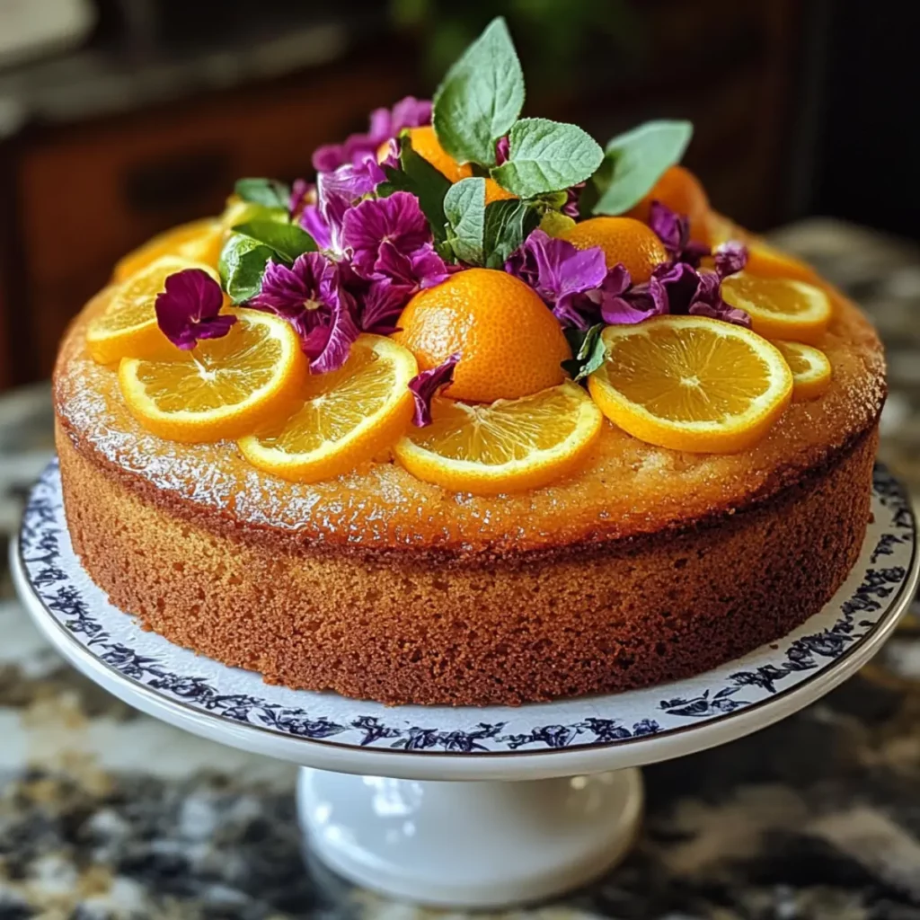Almond Flour Citrus Olive Oil Cake