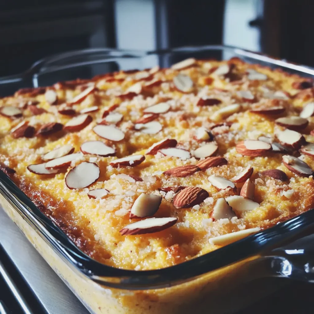 Gluten-Free Lemon Almond Polenta Bake