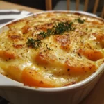 Easter Creamy Carrot & Potato Gratin