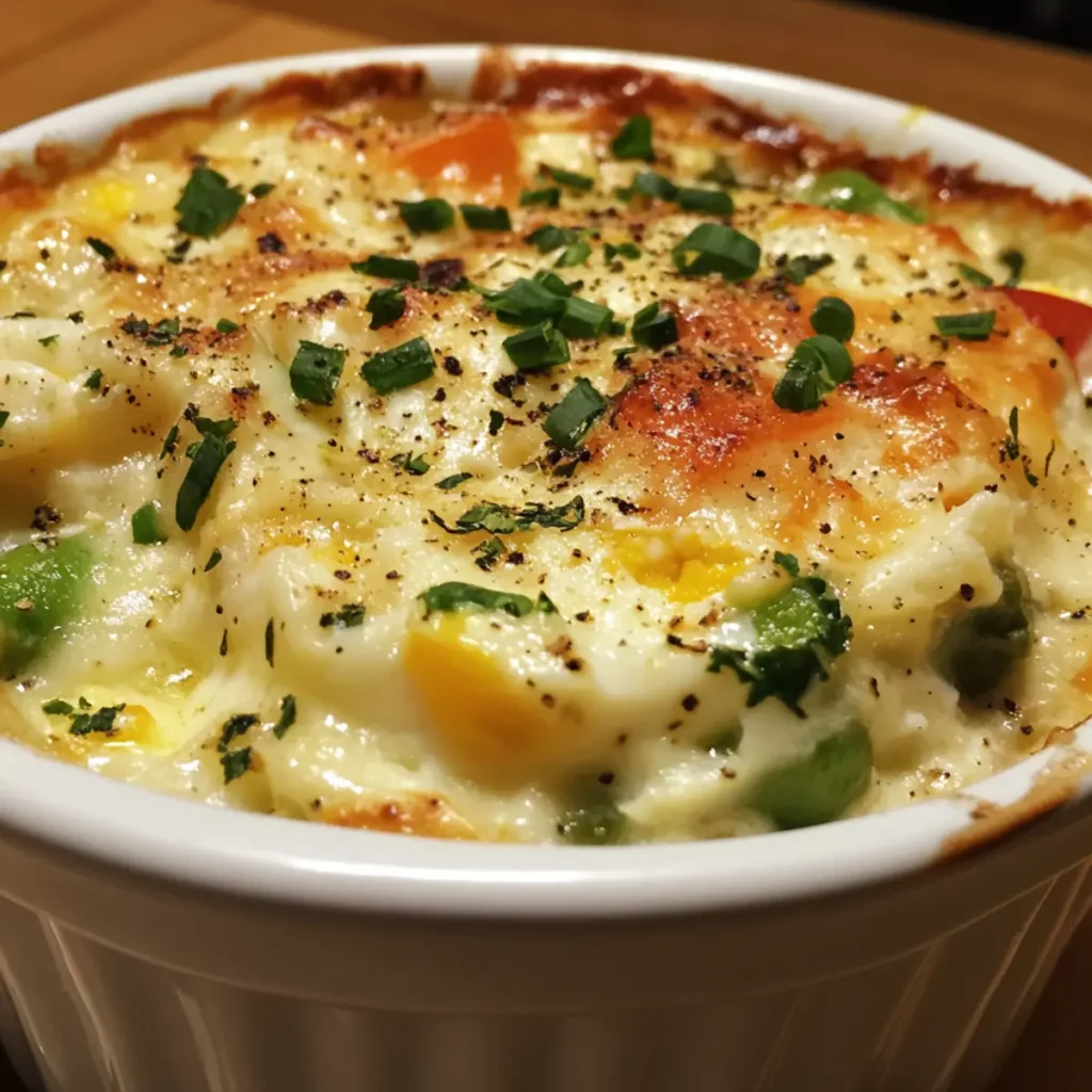 Creamy Spring Vegetable Egg Gratin