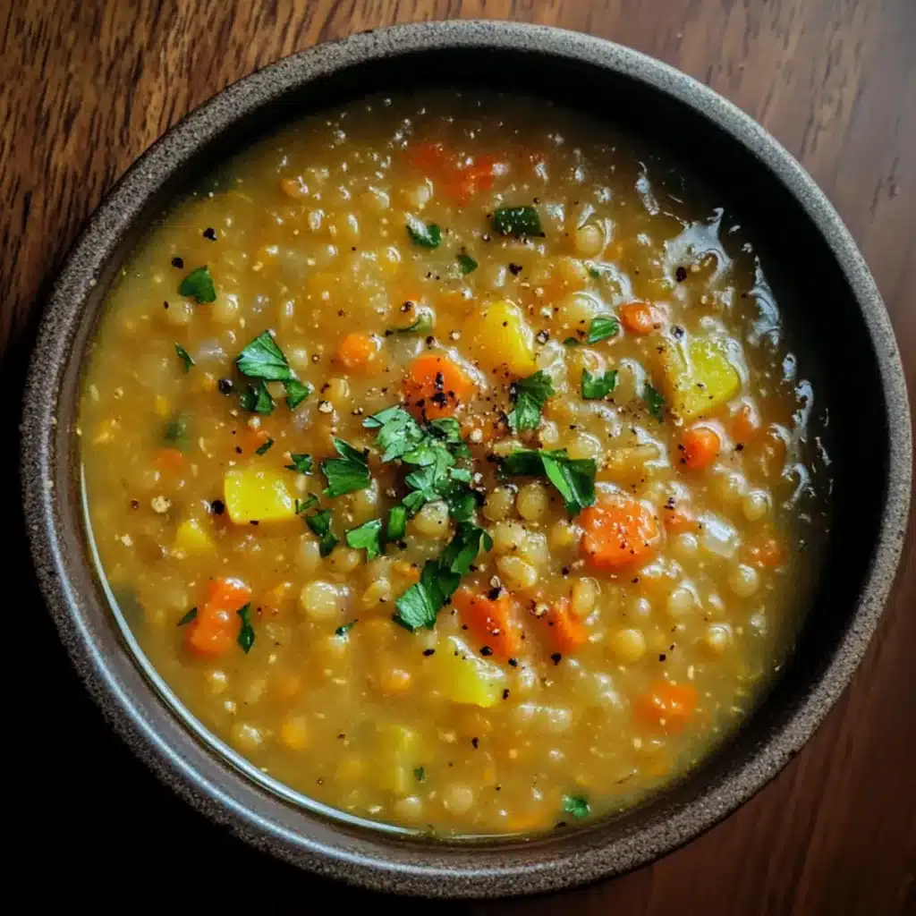 Golden Lentil & Vegetable Soup