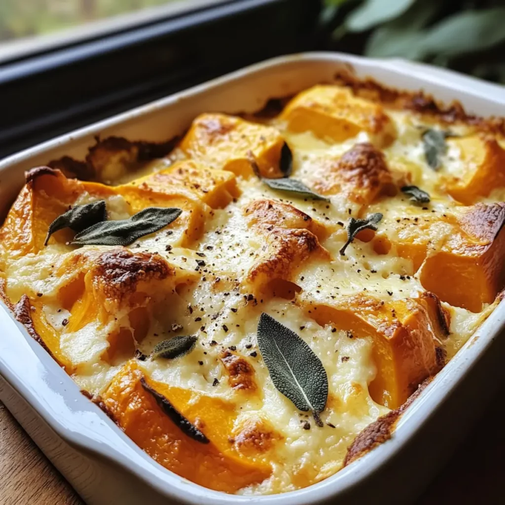 Roasted Pumpkin & Ricotta Sage Bake