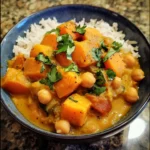 Crockpot Coconut Chickpea Sweet Potato Curry