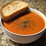 Spiced Roasted Red Pepper Tomato Soup